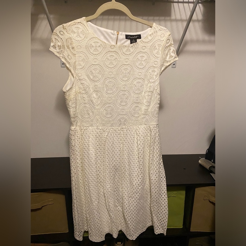 White dress perfect for bridal shower